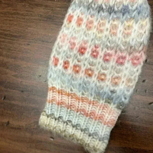 Hem & Thread Sweater Size Small Turtleneck Pastel Boutique Chunky Knit Soft NWT - Picture 5 of 15